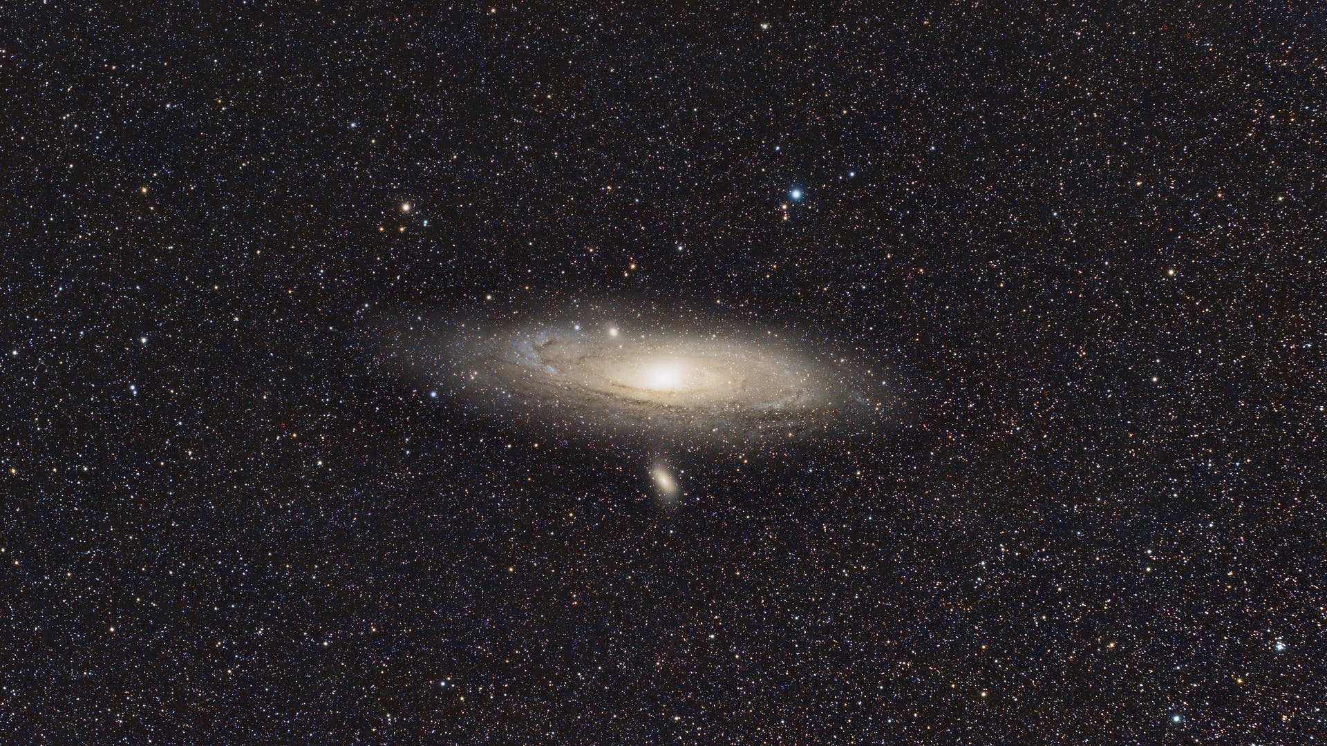 Andromeda Galaxie Spektrum der Wissenschaft
